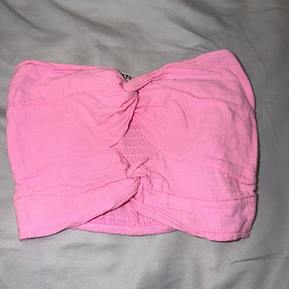 Chic Pink Women's Tube Top